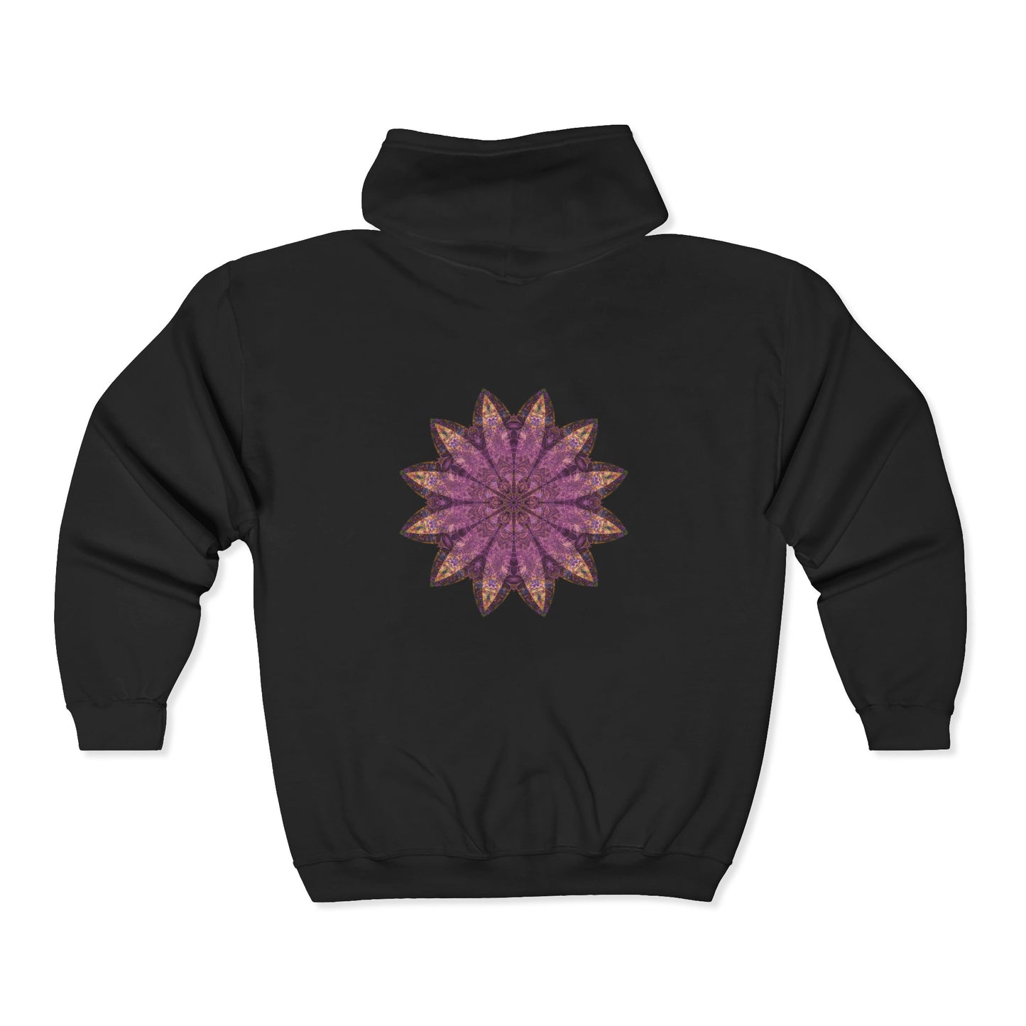 Unisex Heavy Blend™ Full Zip Hooded Sweatshirt - Love Light Mandalas No.16