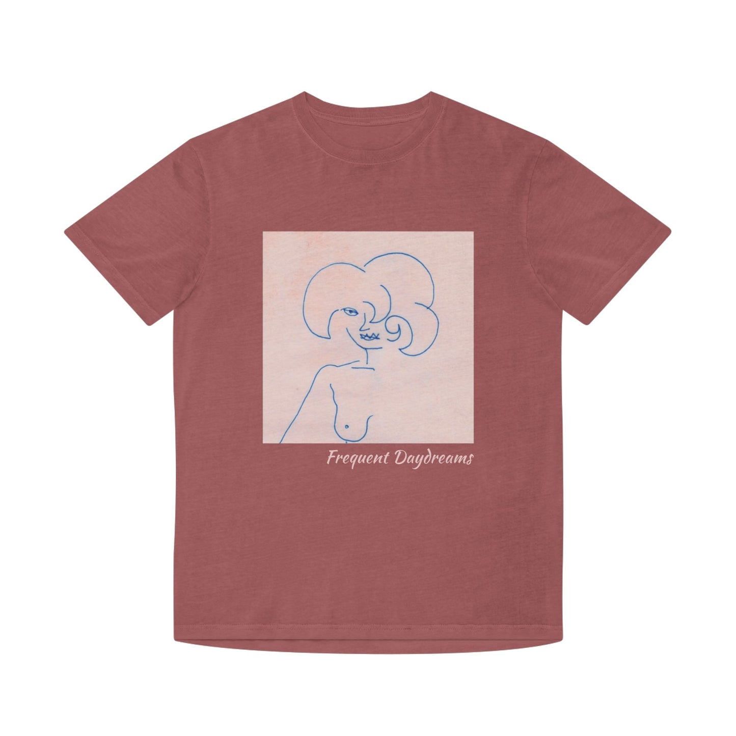 Unisex Faded Shirt - Frequent Daydreams Sketch No.45