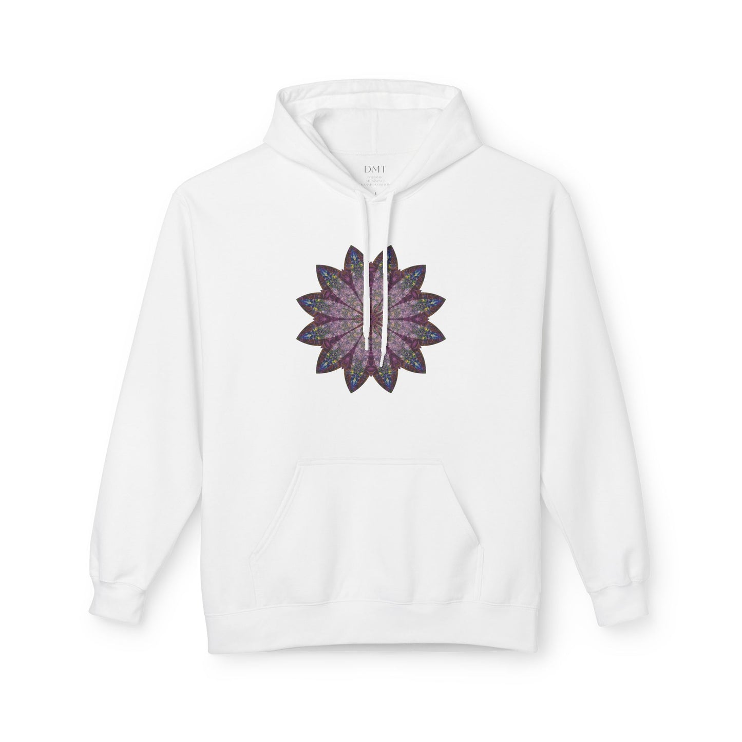 Unisex Midweight Softstyle Fleece Hoodie - Love Light Mandalas No.17
