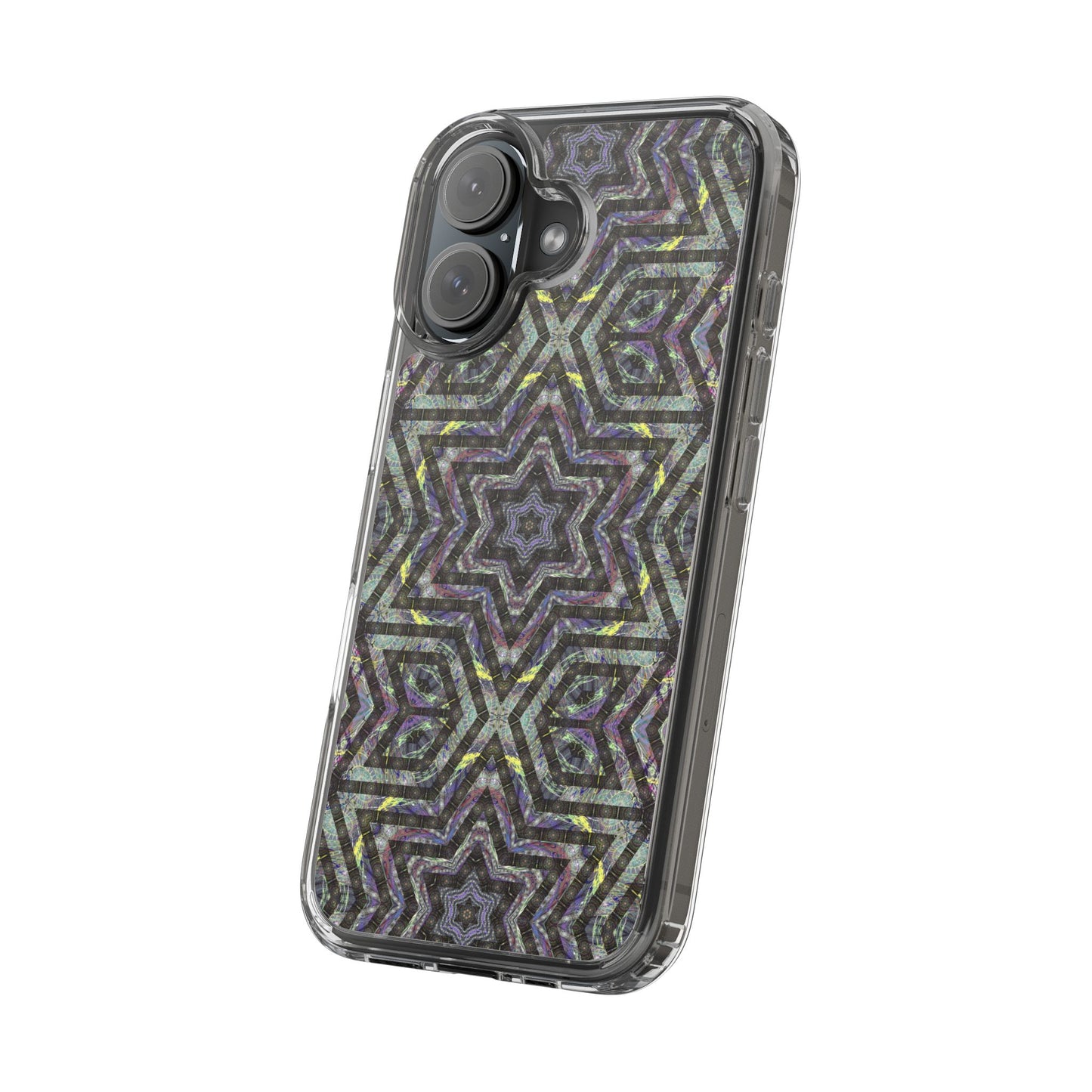 iPhone 16 Clear Case – P5 Kaleidoscopic No.1