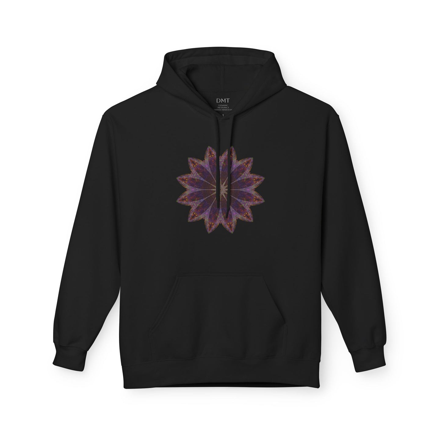 Unisex Midweight Softstyle Fleece Hoodie - Love Light Mandalas No.11
