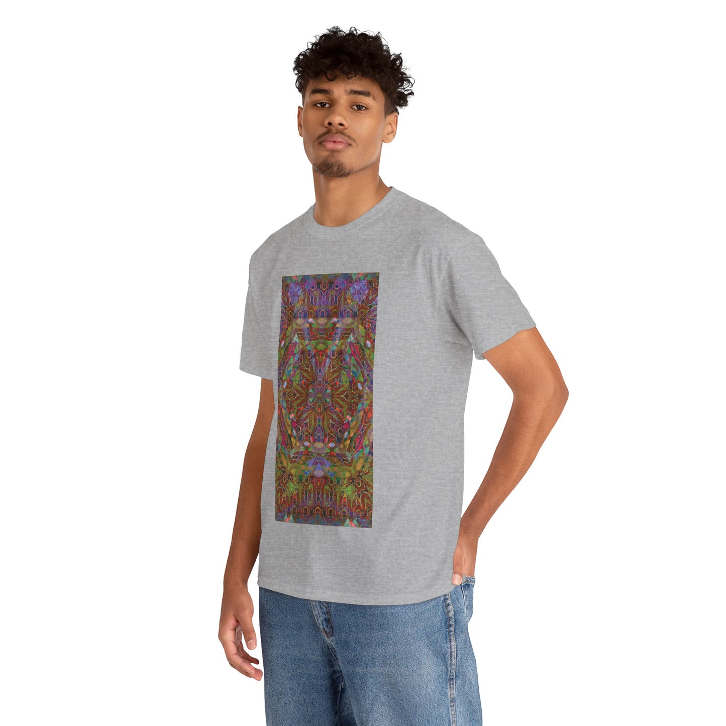 Unisex Heavy Cotton Tee - Mandala Series No.15