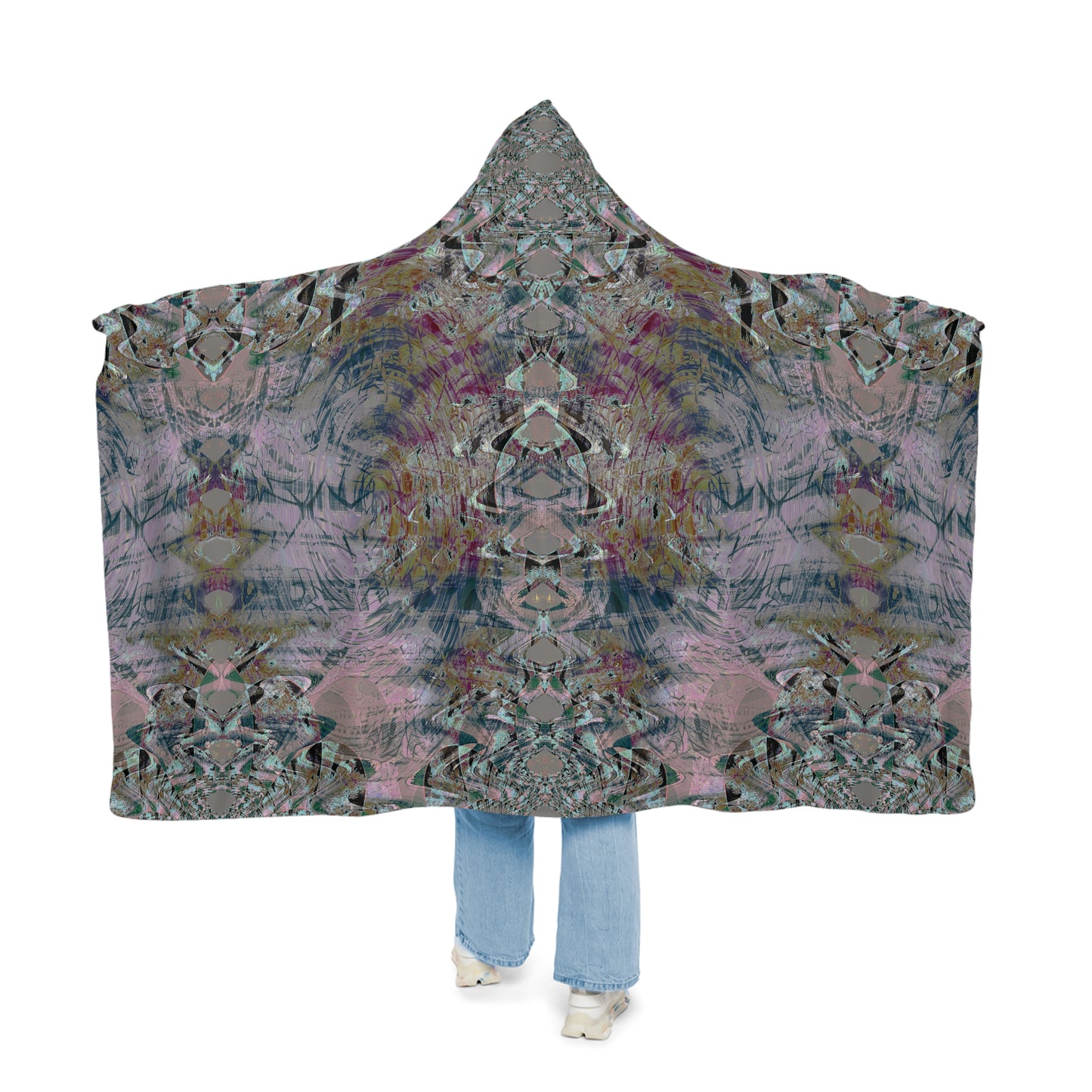 Snuggle Blanket - Love Light Fractals No.5