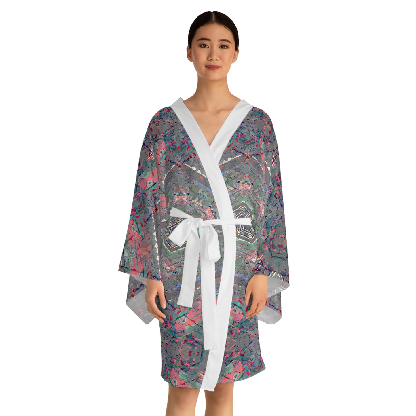 Long Sleeve Kimono Robe - DK Series No.9