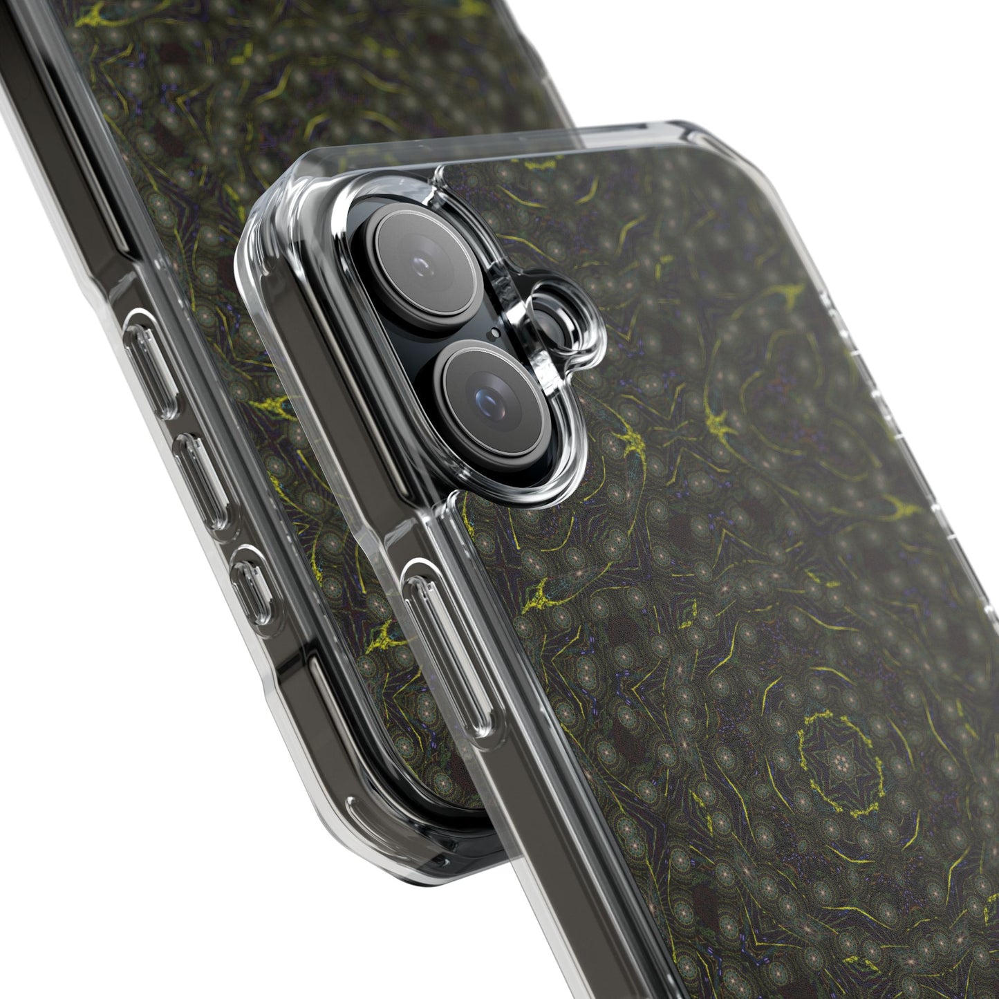 iPhone 16 Magnetic Clear Impact Case - P5 Kaleidoscopic No.2