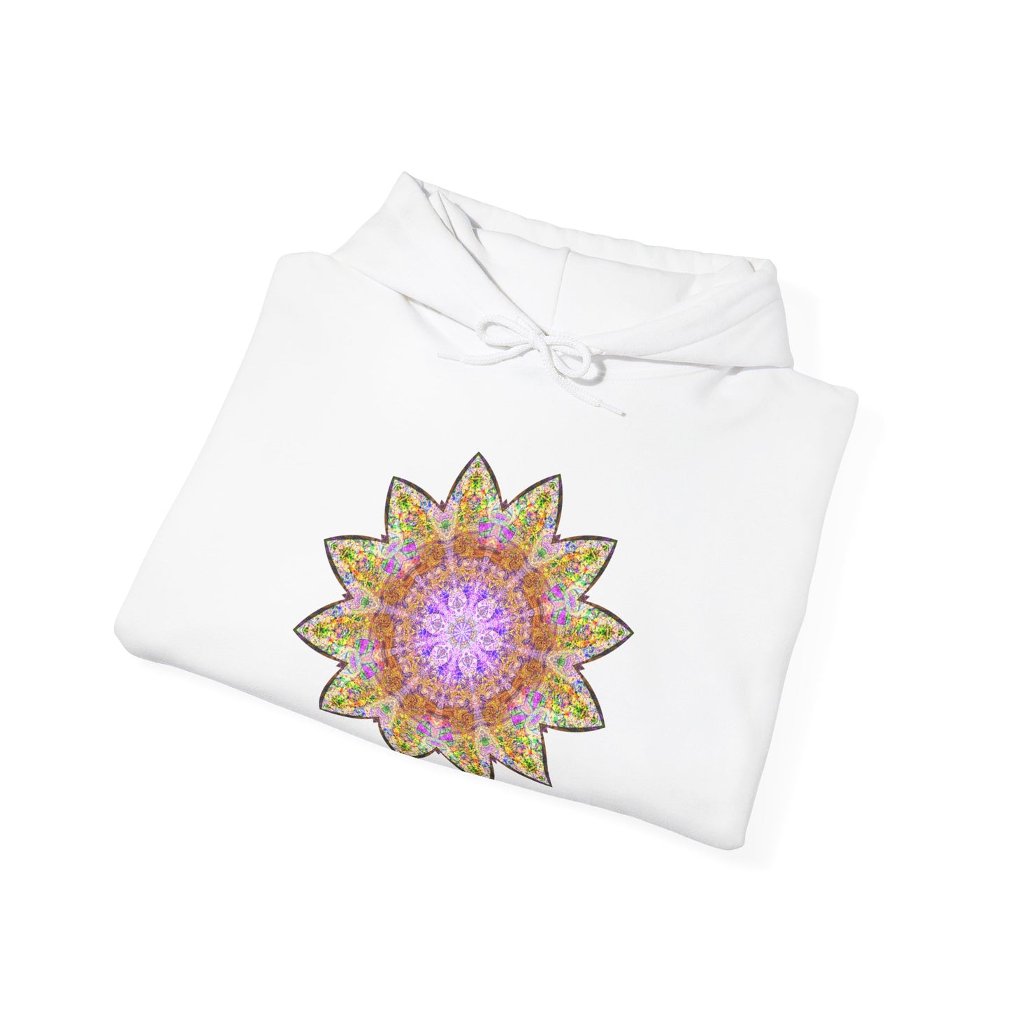 Unisex Heavy Blend™ Hooded Sweatshirt - Love Light Mandalas No.14