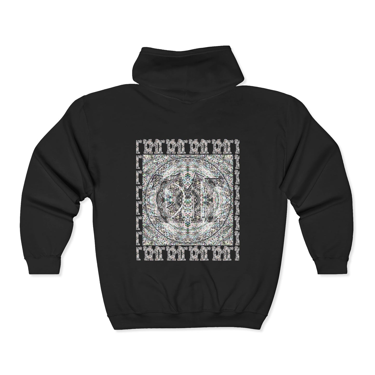 Unisex Heavy Blend™ Full Zip Hooded Sweatshirt - DMT Scribe No.12