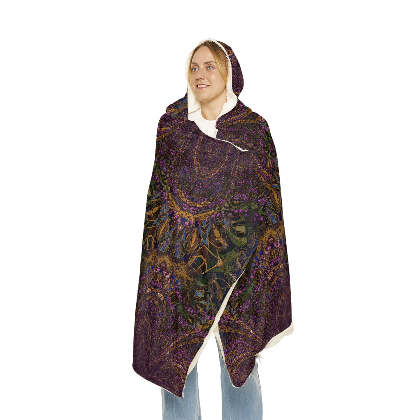 Snuggle Blanket - Love Light Fractals No.10