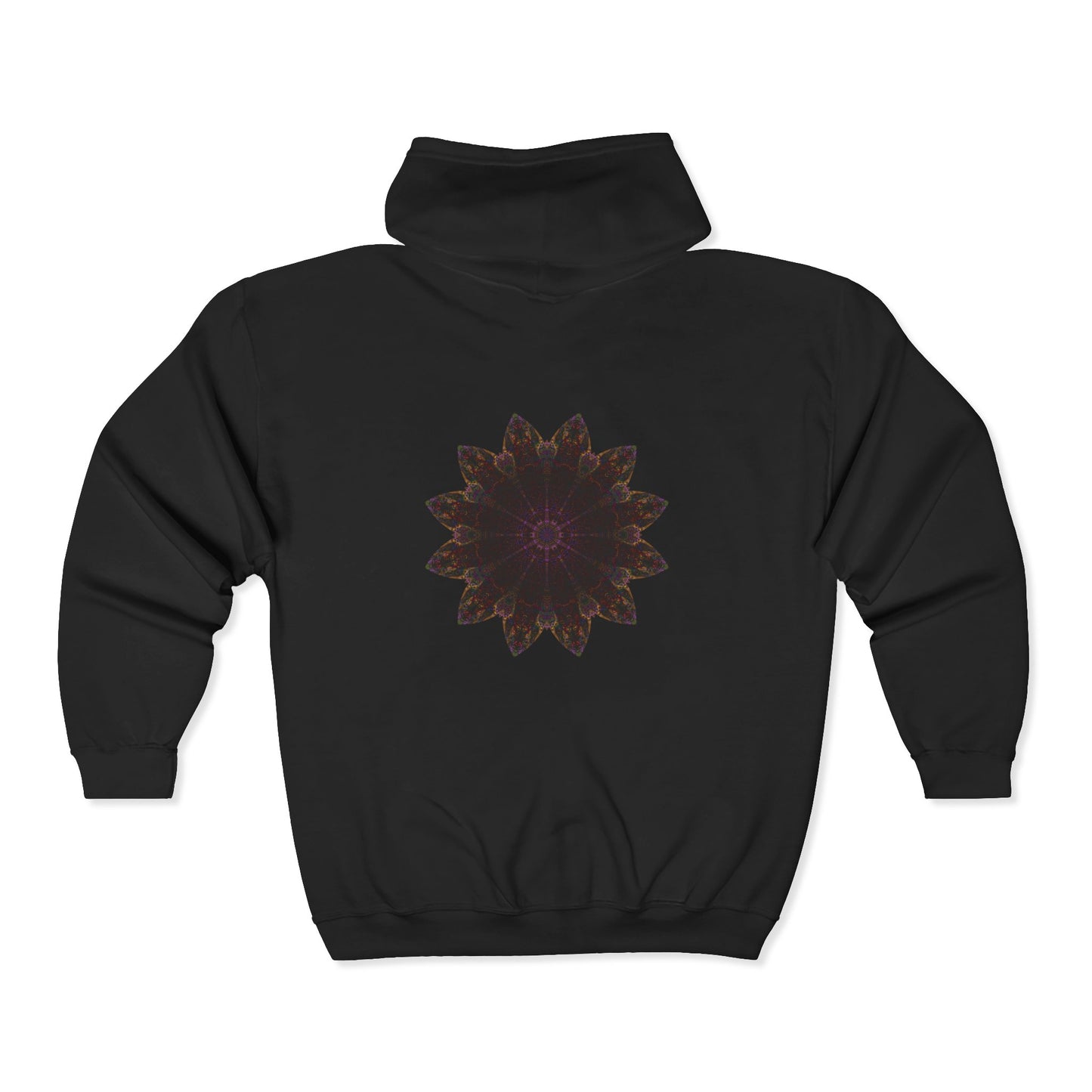 Unisex Heavy Blend™ Full Zip Hooded Sweatshirt - Love Light Mandalas No.12