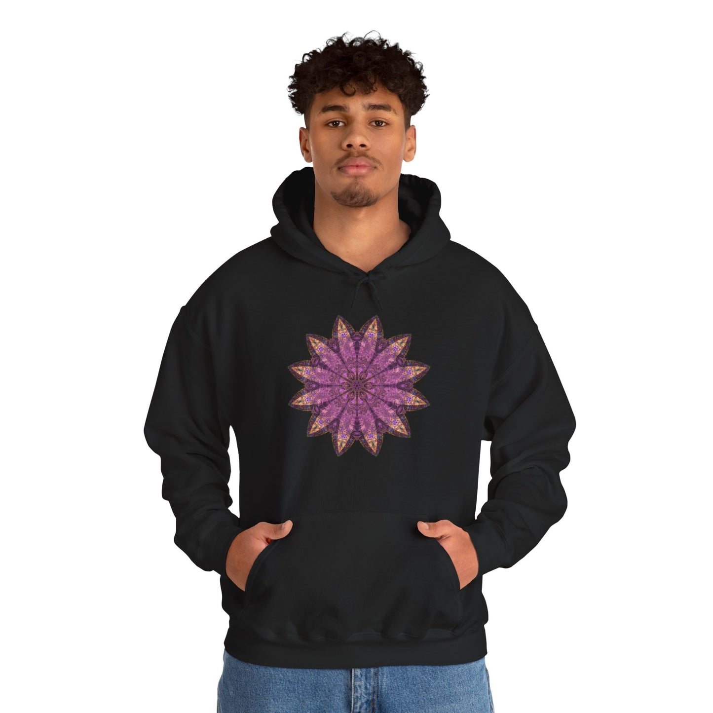Unisex Heavy Blend™ Hooded Sweatshirt - Love Light Mandalas No.16