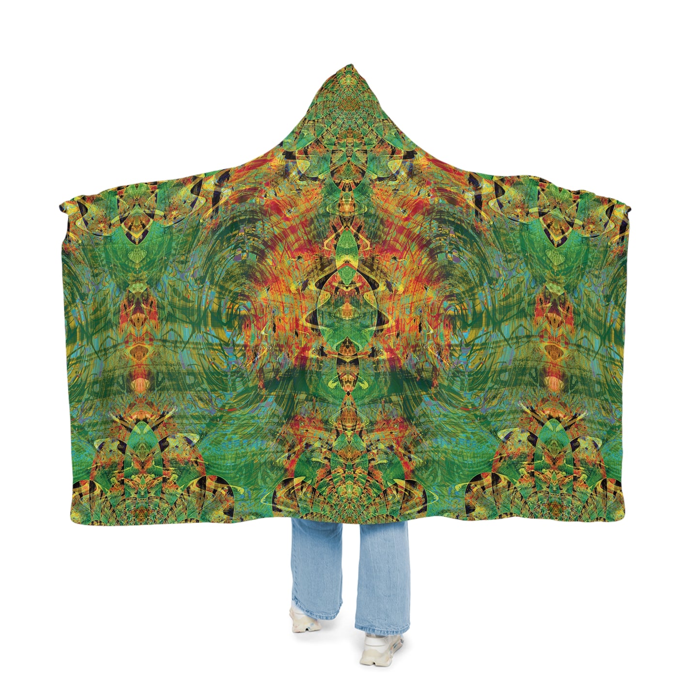 Snuggle Blanket - Love Light Fractals No.3