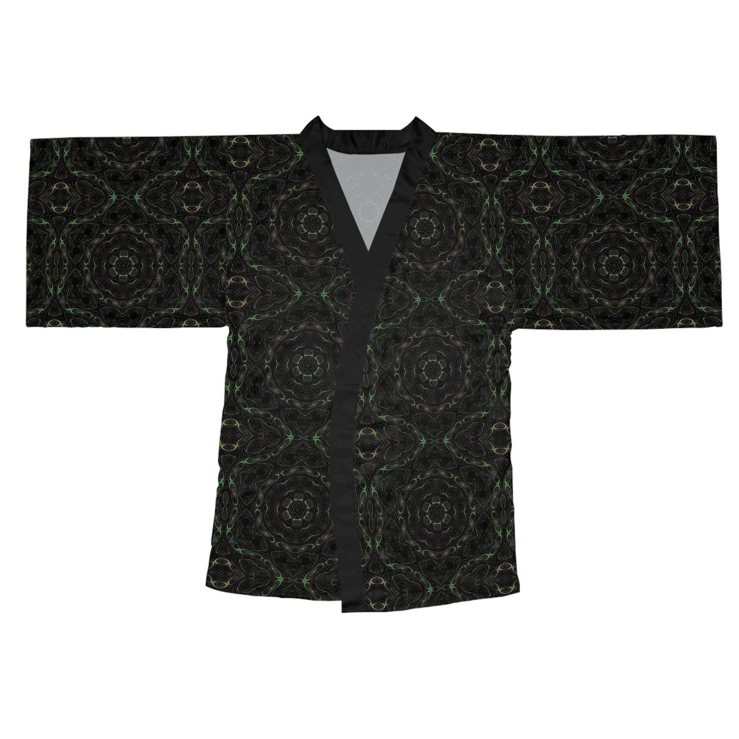 Long Sleeve Kimono Robe - P5 Kaleidoscopic No.15