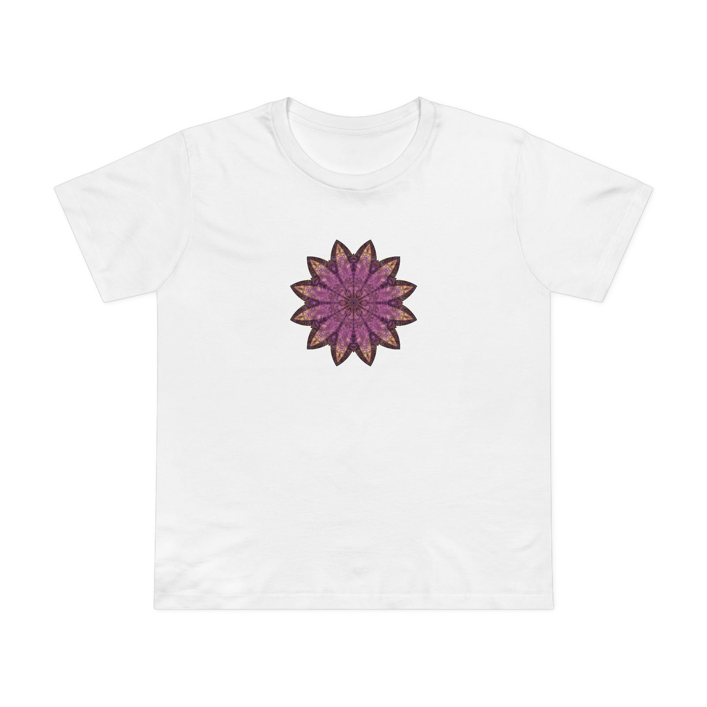 Women’s Maple Tee - Love Light Mandalas No.16