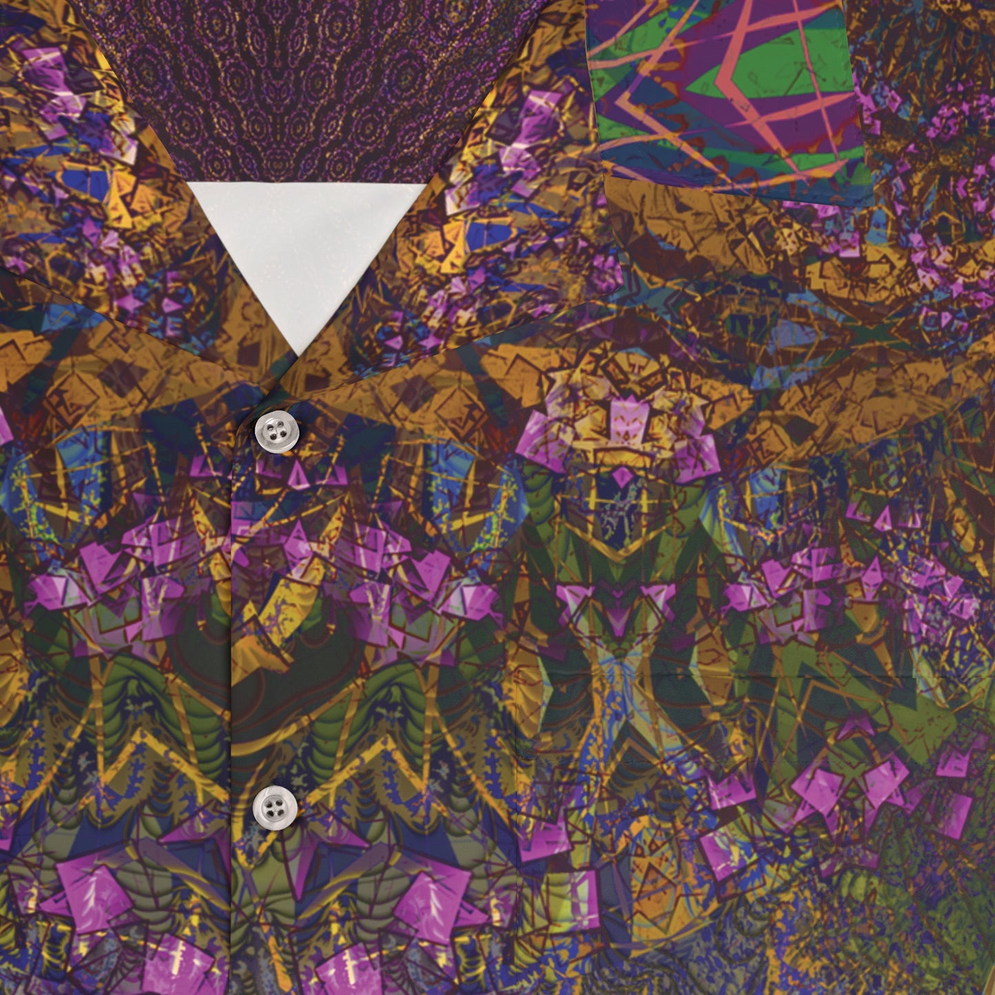 Hawaiian Shirt - Love Light Fractals No.10