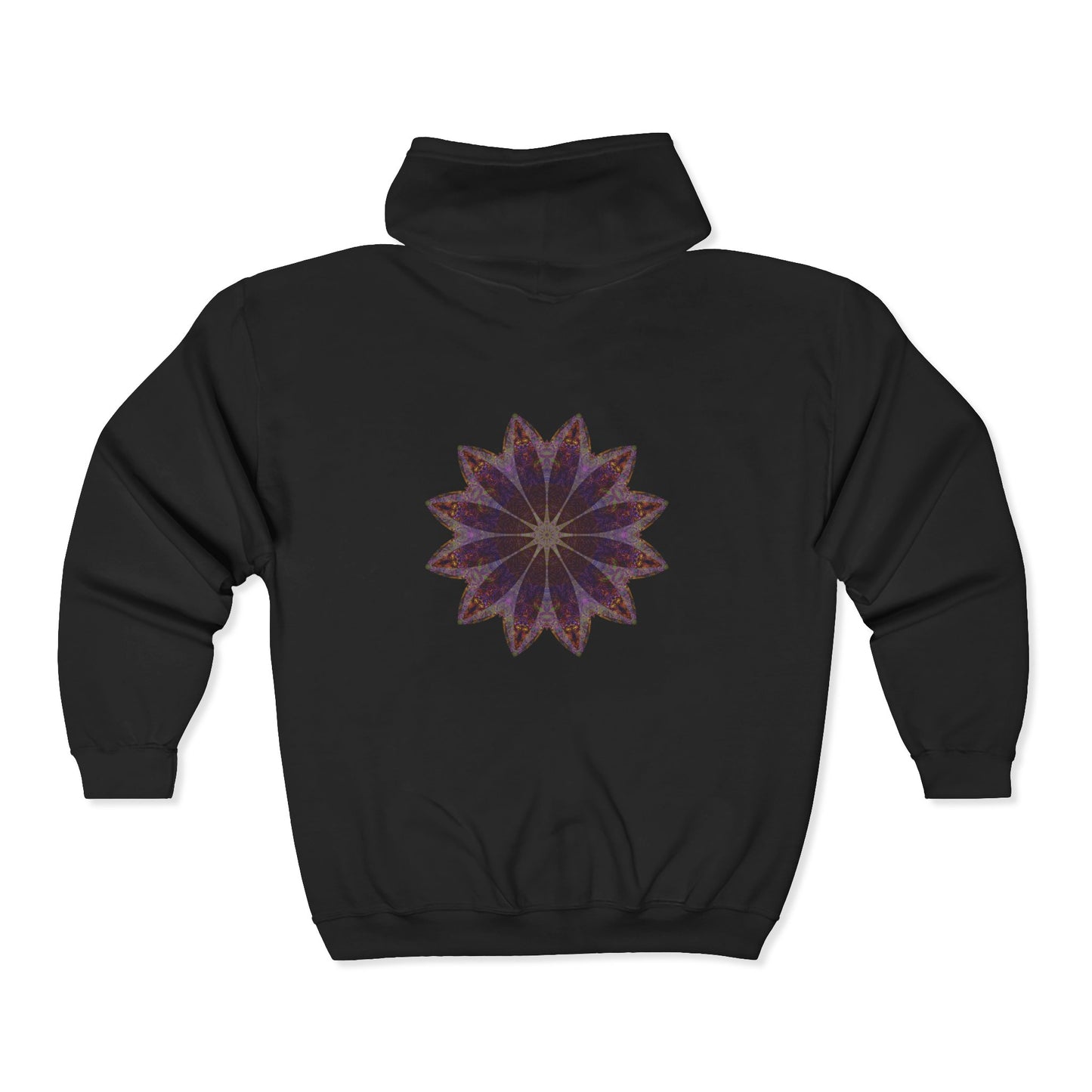 Unisex Heavy Blend™ Full Zip Hooded Sweatshirt - Love Light Mandalas No.11