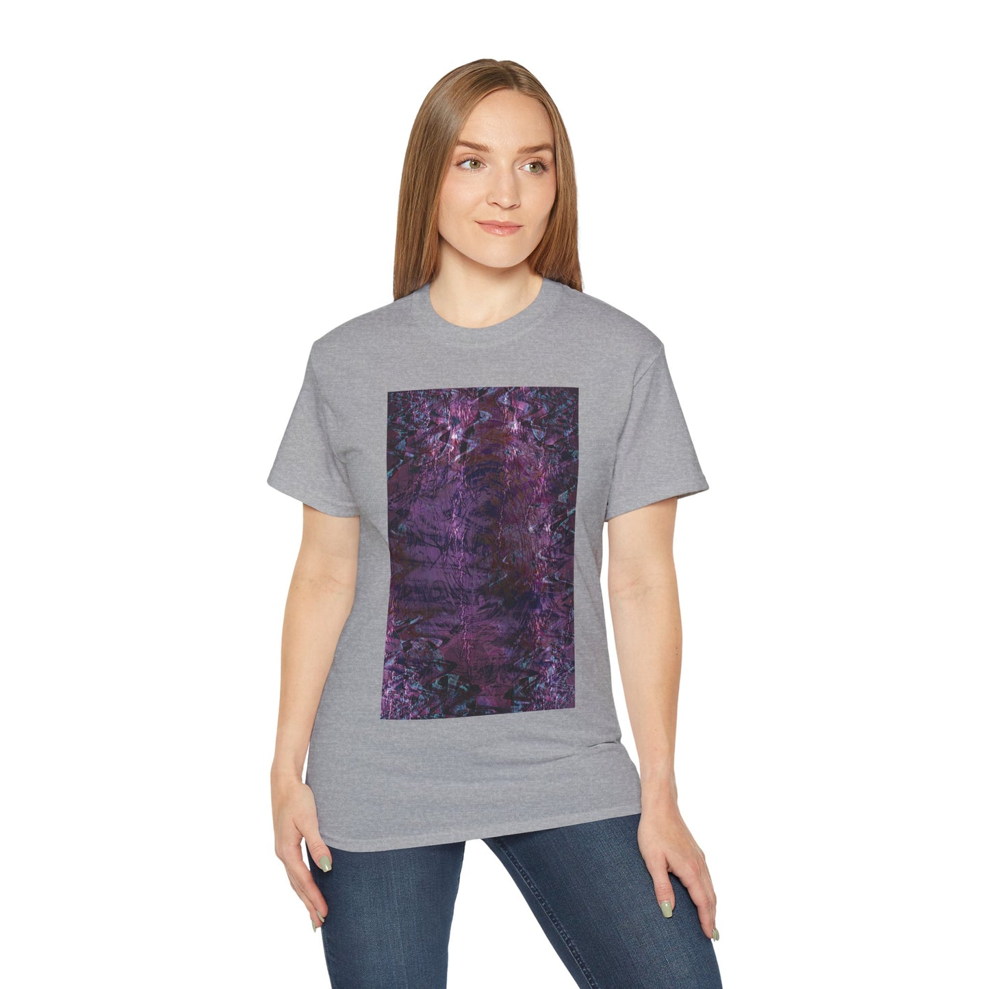 Unisex Ultra Cotton Tee - Love Light Fractals No.6