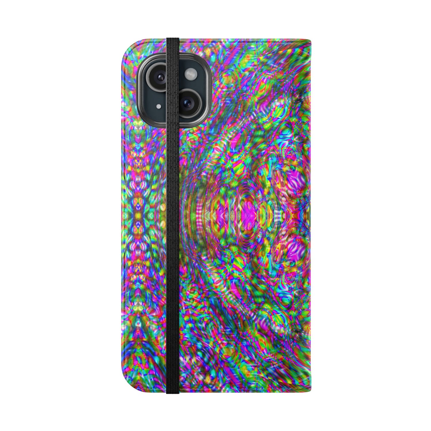 iPhone 15 Flip Case - DMT Scribe Tiles No.4