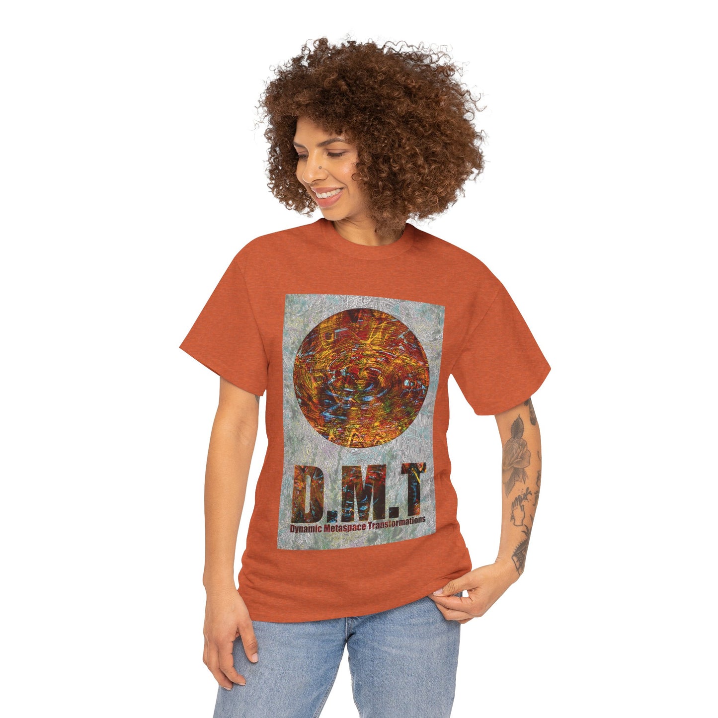 Unisex Heavy Cotton Tee - DMT Spheres No.1