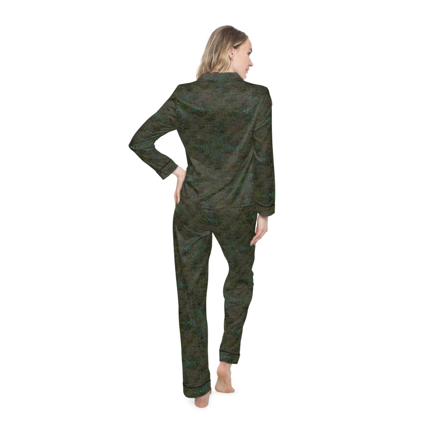 Women's Satin Pajamas - Hidden Weave No.9