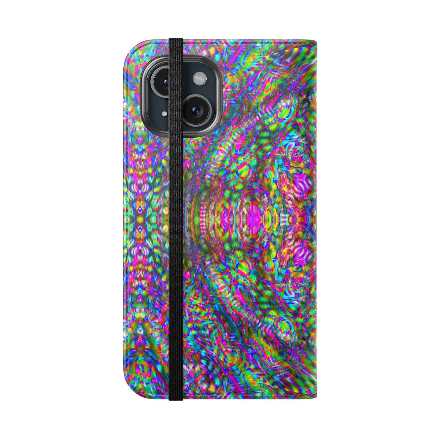 iPhone 15 Flip Case - DMT Scribe Tiles No.4
