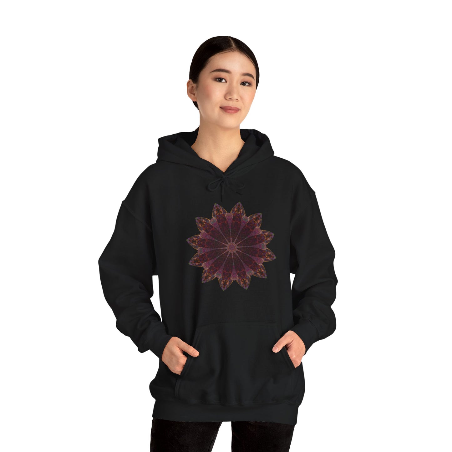 Unisex Heavy Blend™ Hooded Sweatshirt - Love Light Mandalas No.5