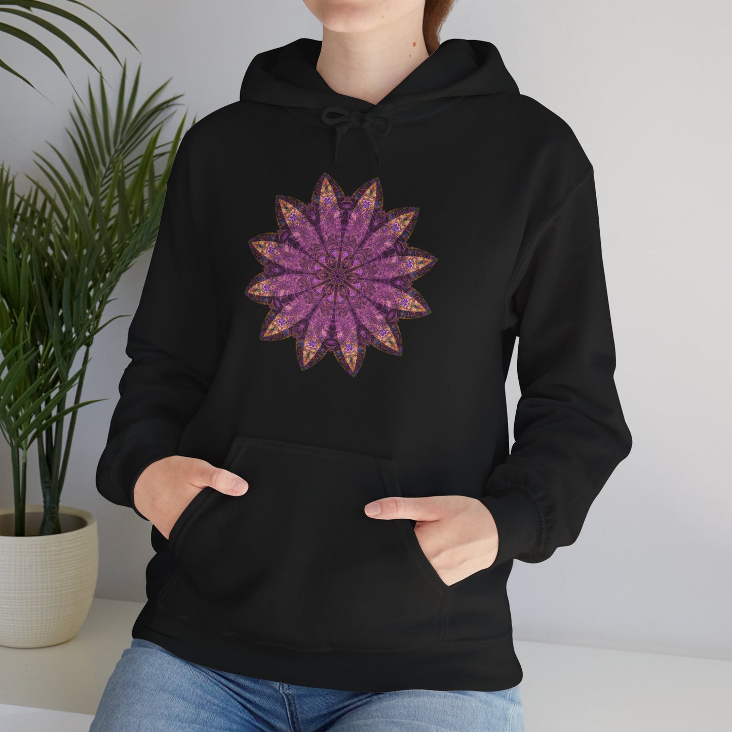 Unisex Heavy Blend™ Hooded Sweatshirt - Love Light Mandalas No.16