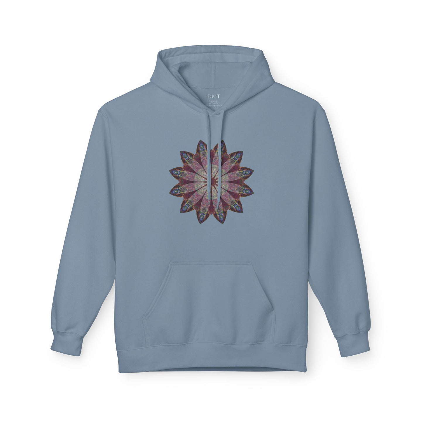 Unisex Midweight Softstyle Fleece Hoodie - Love Light Mandalas No.9