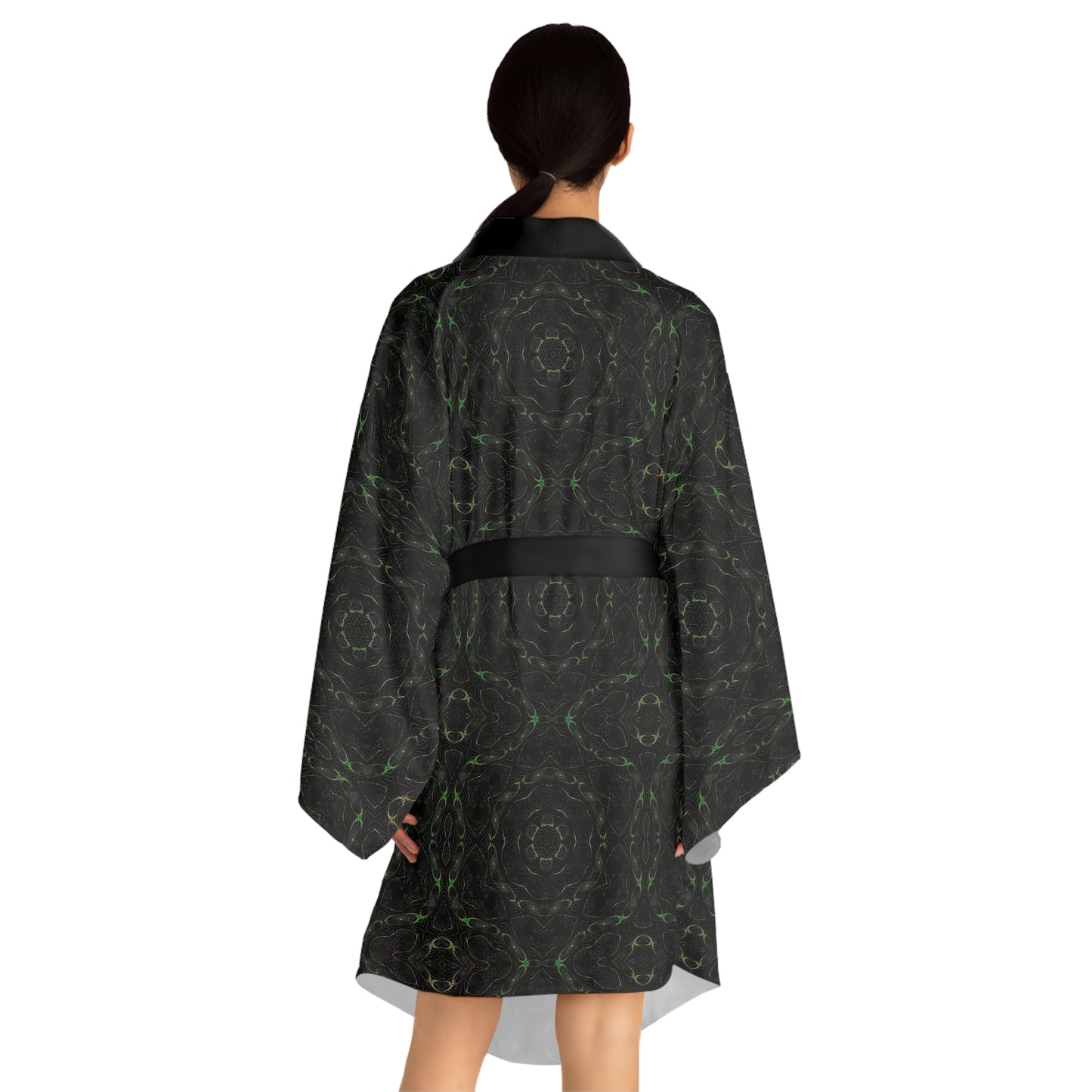 Long Sleeve Kimono Robe - P5 Kaleidoscopic No.15