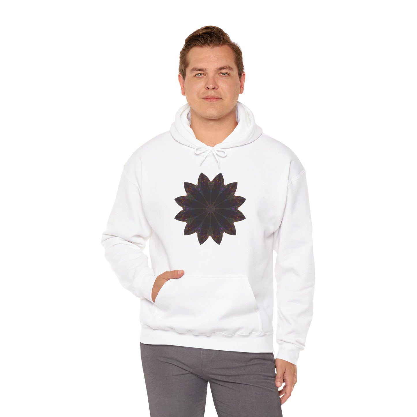 Unisex Heavy Blend™ Hooded Sweatshirt - Love Light Mandalas No.10