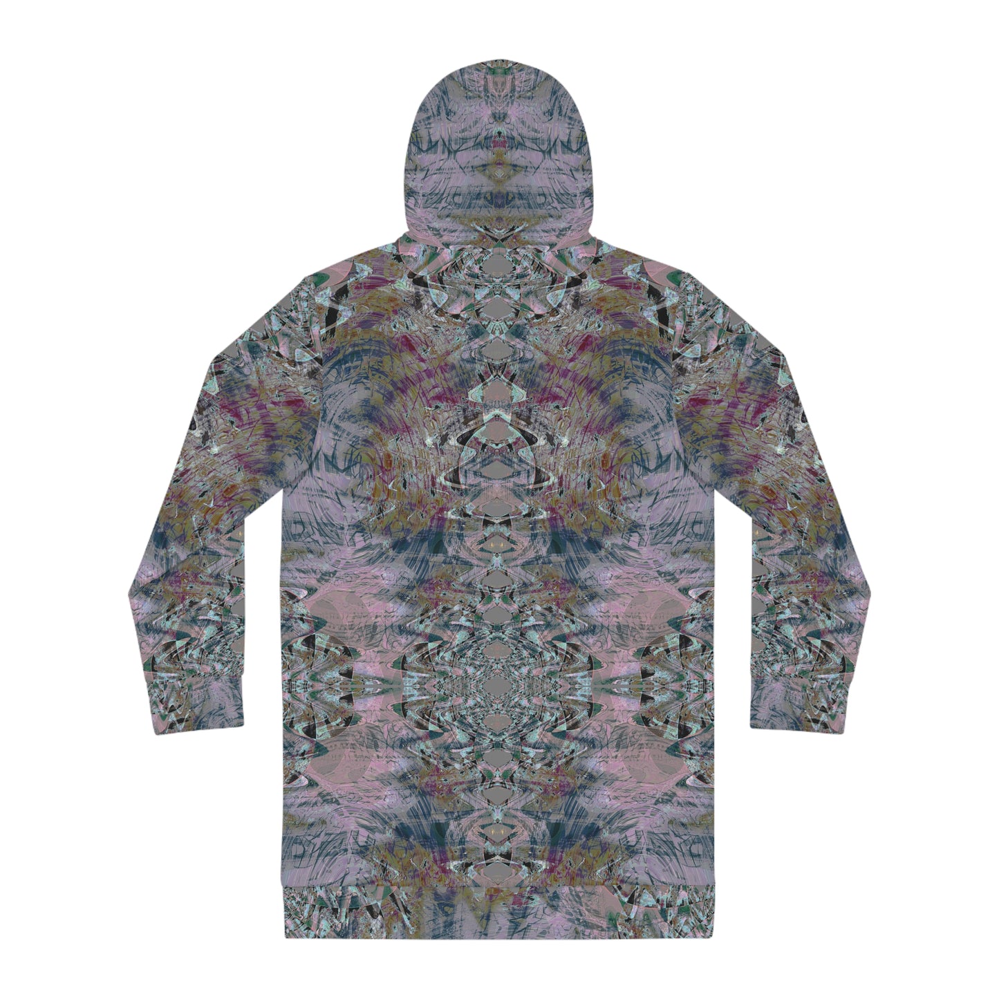 Women's Hoodie Dress - Love Light Fractals No.5