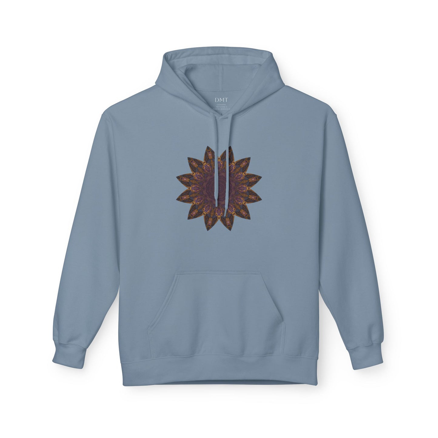 Unisex Midweight Softstyle Fleece Hoodie - Love Light Mandalas No.1