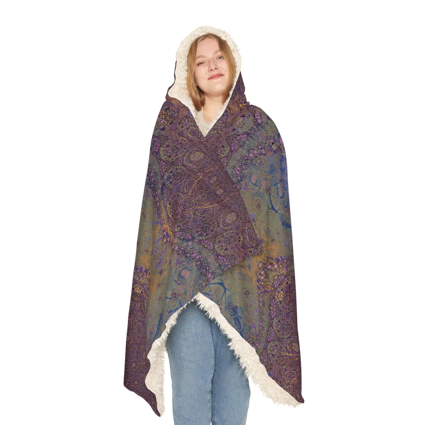 Snuggle Blanket - Love Light Fractals No.12