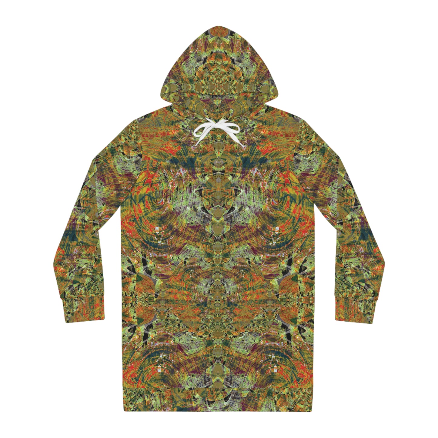 Women's Hoodie Dress - Love Light Fractals No.4