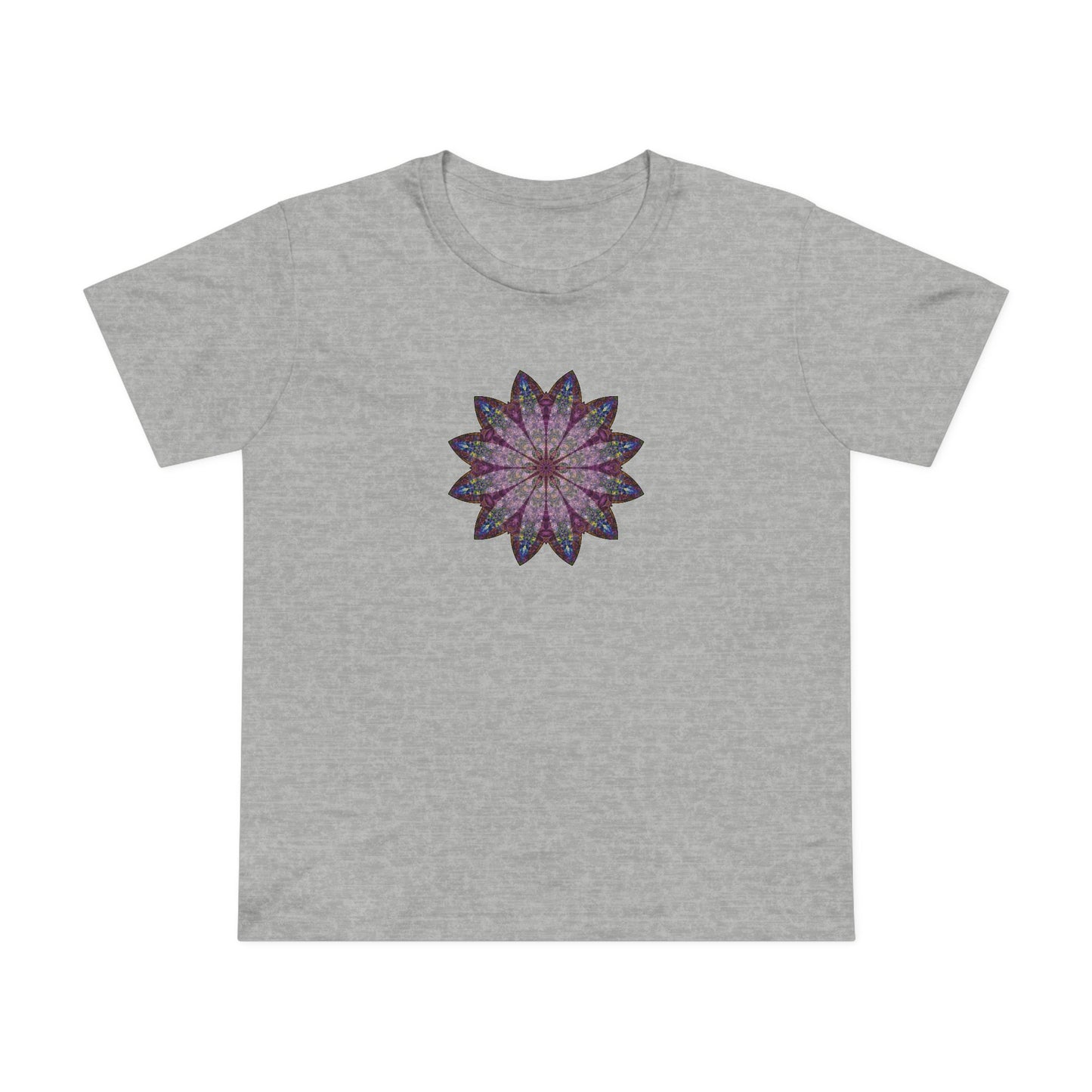 Women’s Maple Tee - Love Light Mandalas No.17