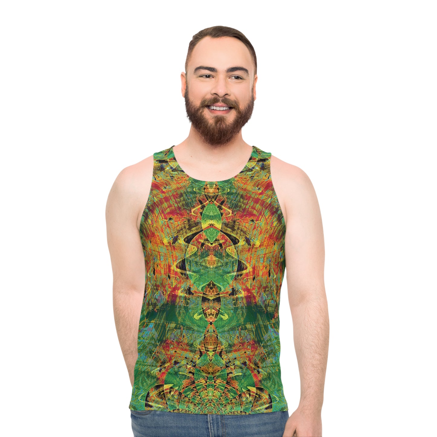 Unisex Tank Top - Love Light Fractals No.3