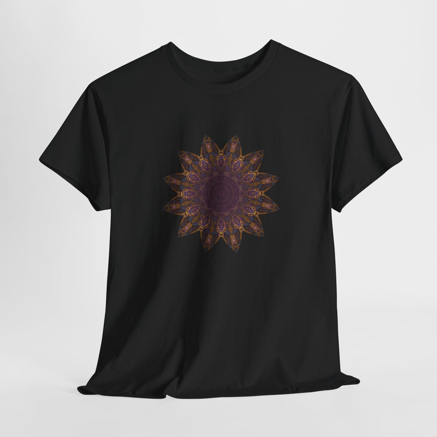 Unisex Heavy Cotton Tee - Love Light Mandalas No.1