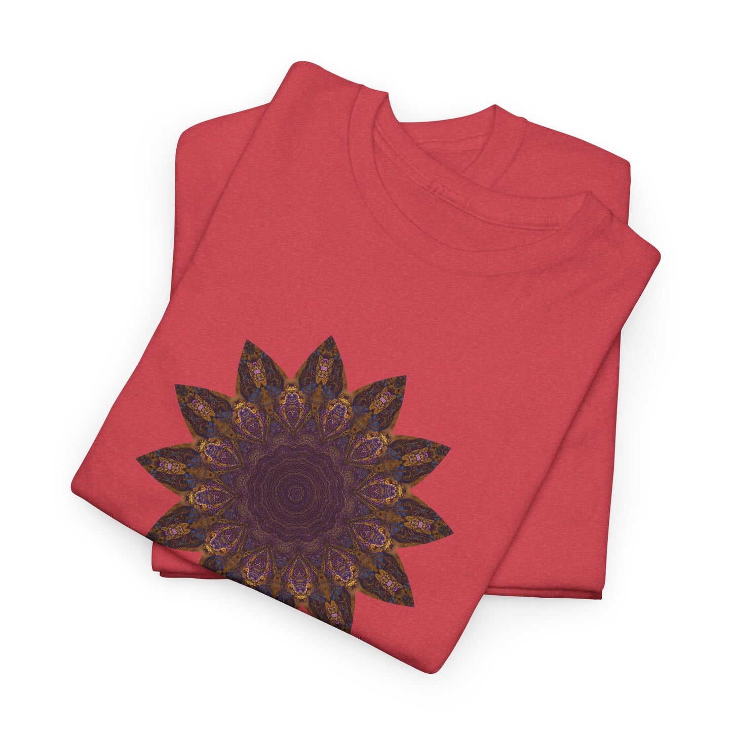 Unisex Heavy Cotton Tee - Love Light Mandalas No.1