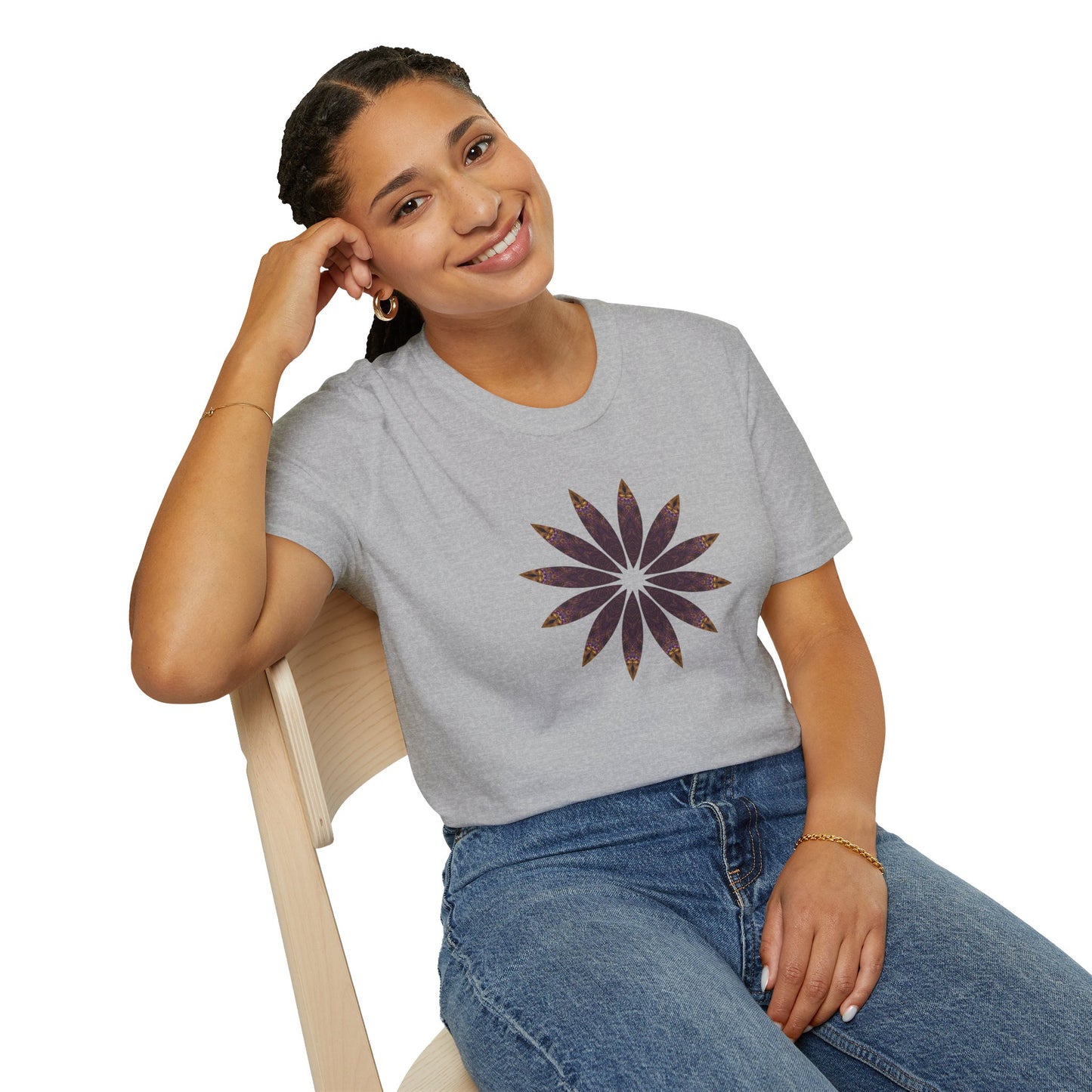 Unisex Softstyle T-Shirt - Love Light Mandalas No.2