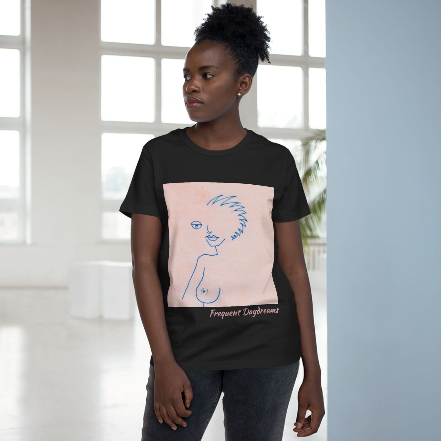 Women’s Maple Tee - Frequent Daydreams Sketch No.46