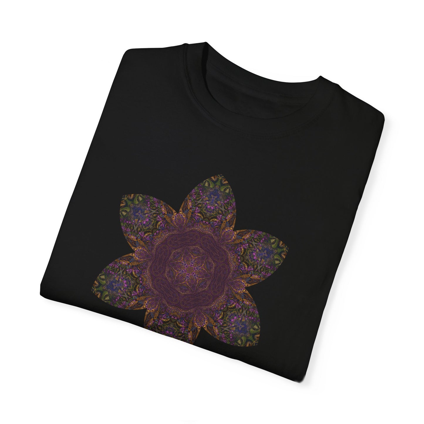 Unisex Garment-Dyed T-shirt - Love Light Mandalas No.3