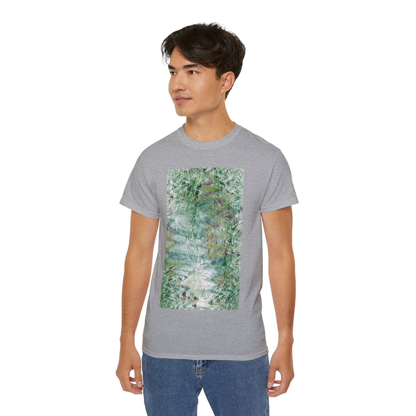 Unisex Ultra Cotton Tee - Love Light Fractals No.7