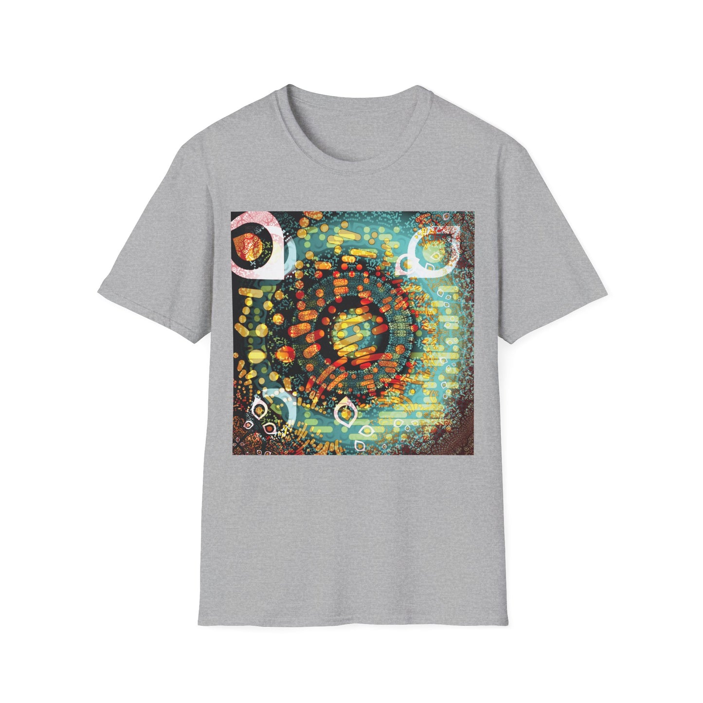 Unisex Softstyle T-Shirt - Psychedelic QR No.1