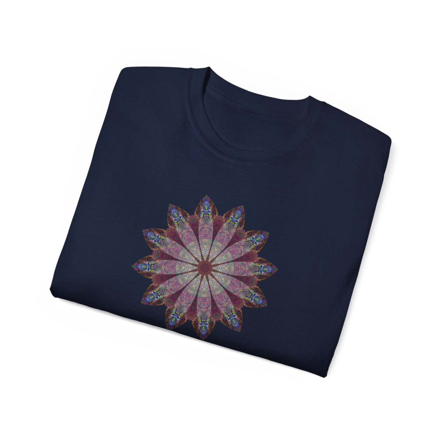 Unisex Ultra Cotton Tee - Love Light Mandalas No.9