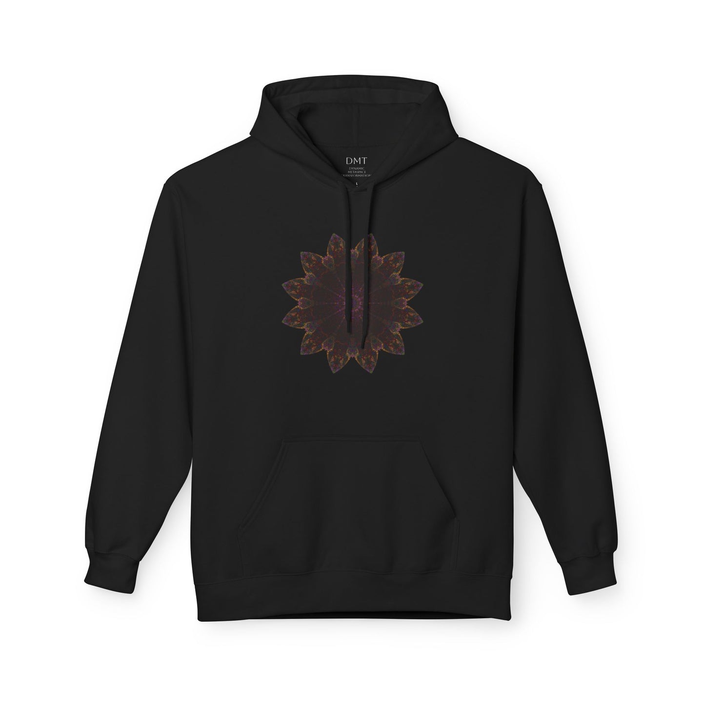 Unisex Midweight Softstyle Fleece Hoodie - Love Light Mandalas No.12
