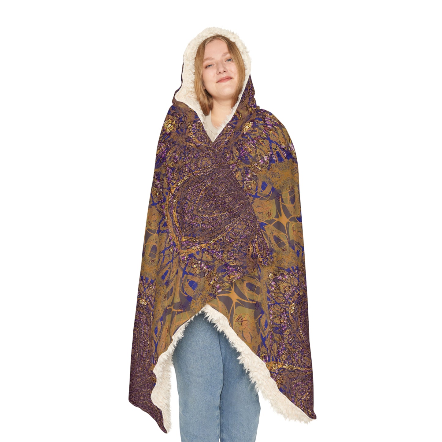 Snuggle Blanket - Love Light Fractals No.9