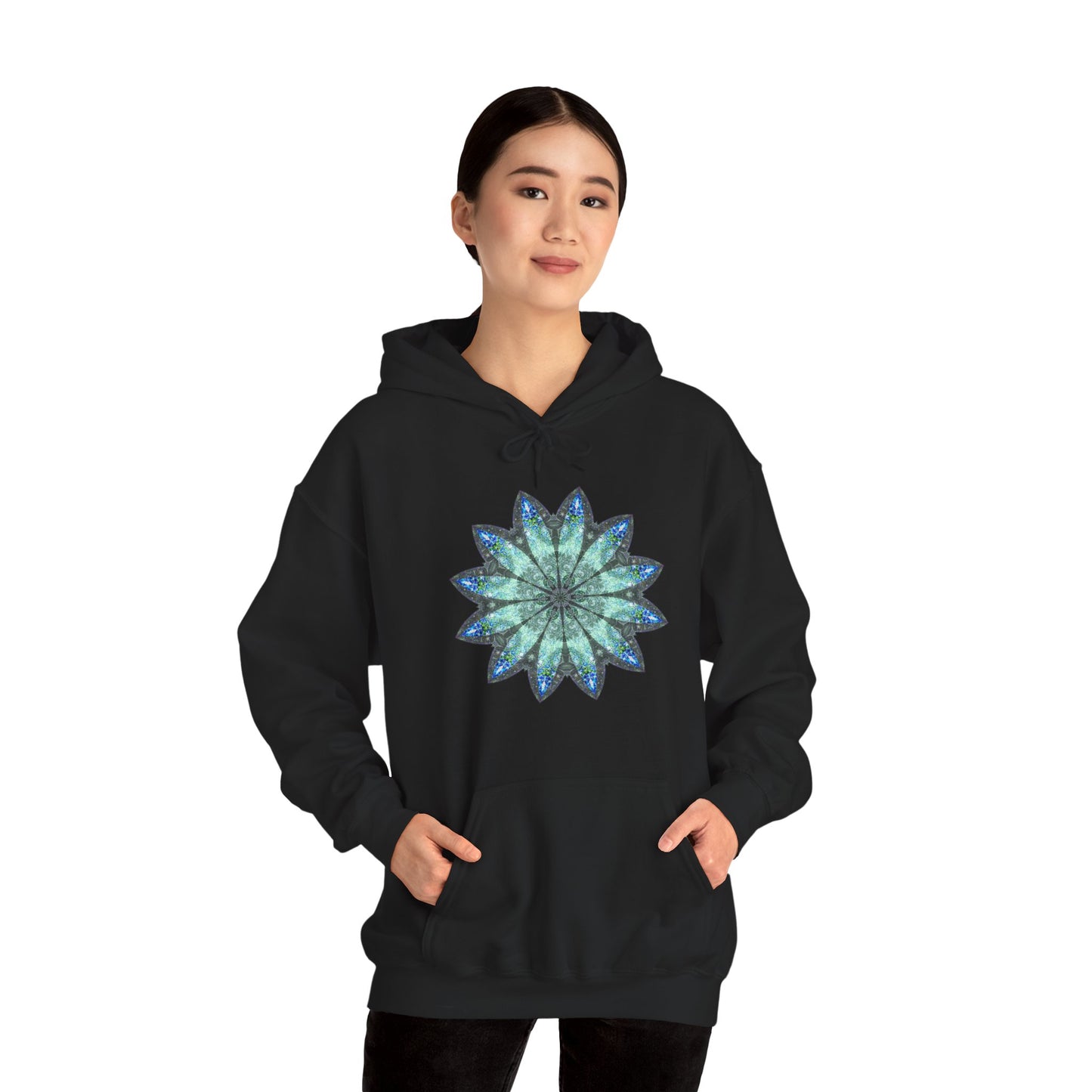 Unisex Heavy Blend™ Hooded Sweatshirt - Love Light Mandalas No.20