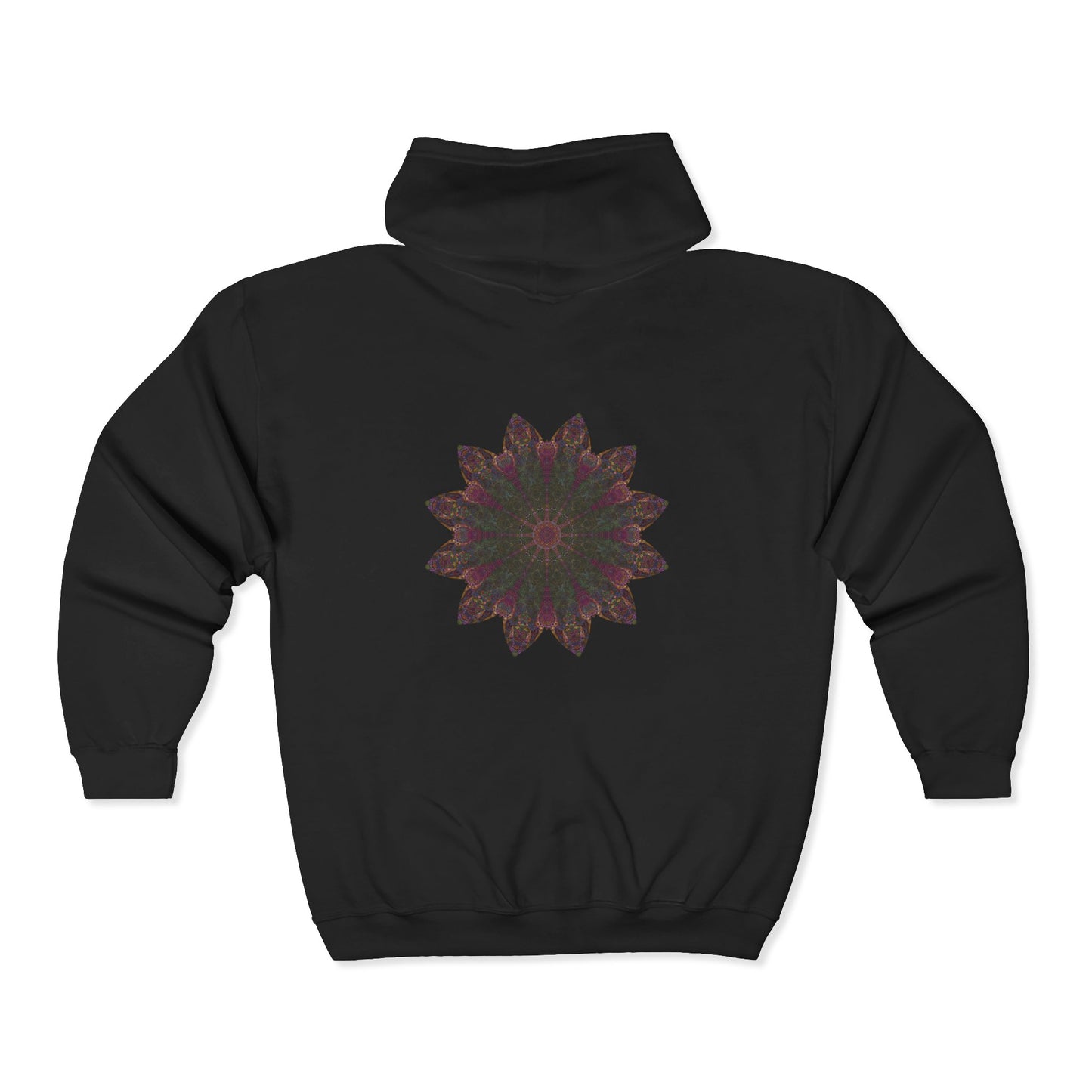 Unisex Heavy Blend™ Full Zip Hooded Sweatshirt - Love Light Mandalas No.7