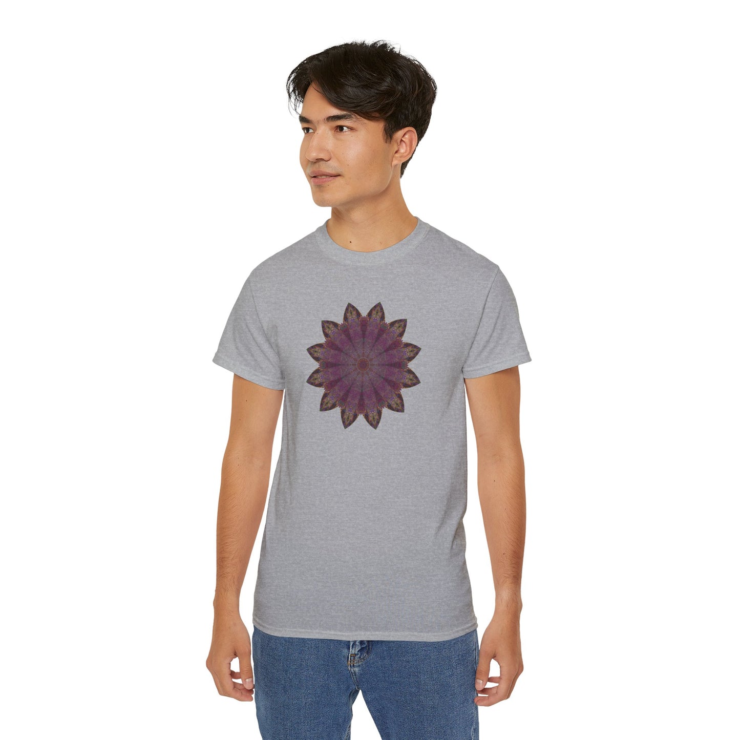 Unisex Ultra Cotton Tee - Love Light Mandalas No.6