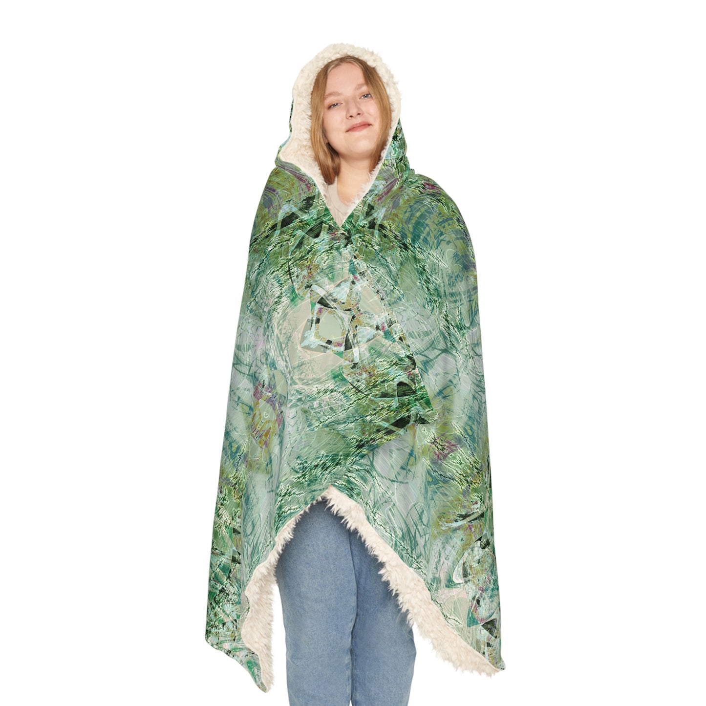 Snuggle Blanket - Love Light Fractals No.7