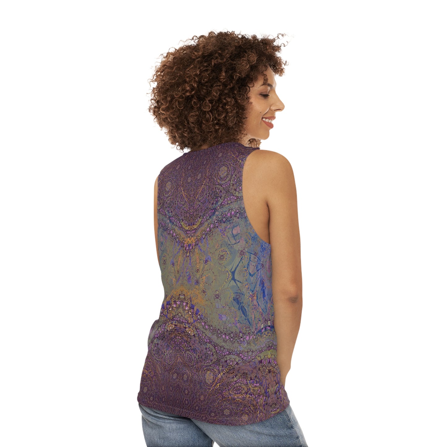 Unisex Tank Top - Love Light Fractals No.12